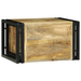 Stativ pentru vin 46x35x27.5 cm Lemn Solid de Mango Brut - WALTI WALTI
