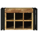 Stativ pentru vin 46x35x27.5 cm Lemn Solid de Mango Brut - WALTI WALTI