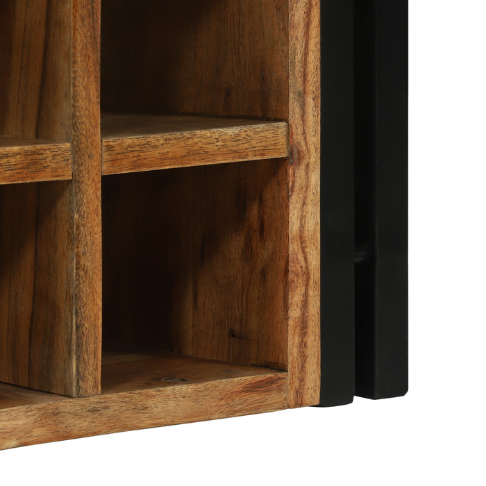 raft pentru vin 46x35x27.5 cm Lemn Solid din Acacia - WALTI WALTI