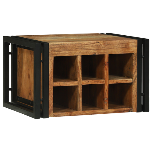 raft pentru vin 46x35x27.5 cm Lemn Solid din Acacia - WALTI WALTI