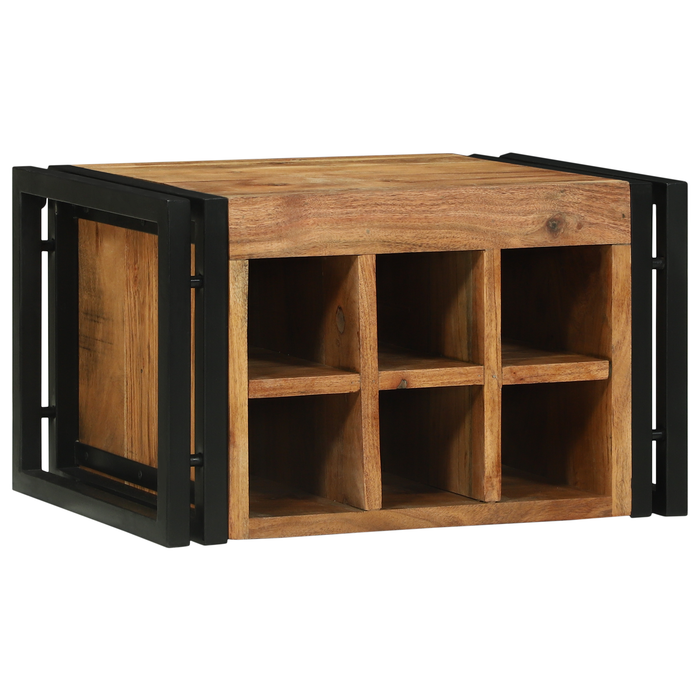 raft pentru vin 46x35x27.5 cm Lemn Solid din Acacia - WALTI WALTI