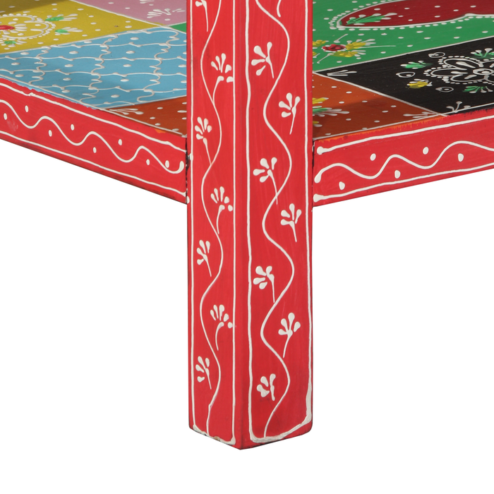 Masă de consolă vidaXL Multicolor 100x30x75 cm din lemn solid de mango - WALTI WALTI
