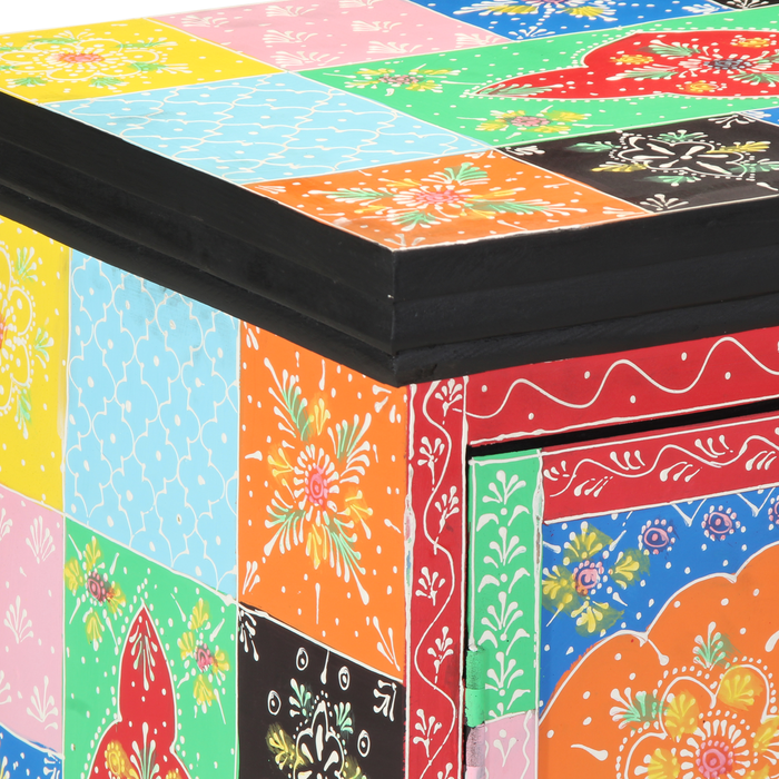Masă consolă, multicolor, 50x30x75 cm, lemn masiv mango - WALTI WALTI