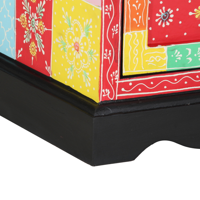 Dulap cu sertar, multicolor, 40x40x60 cm, lemn masiv mango - WALTI WALTI
