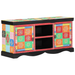 Dulap TV Colorat 100x35x50 cm din Lemn Masiv de Mango - WALTI WALTI