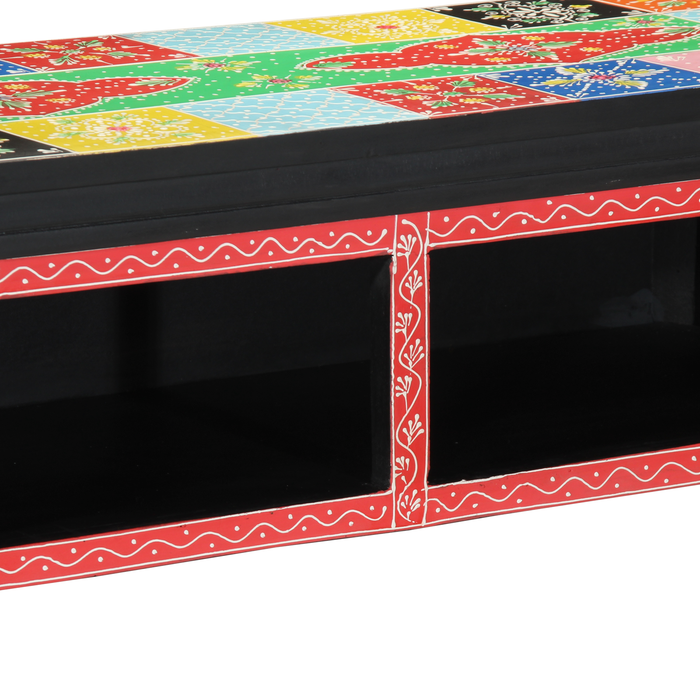 Dulap TV de perete, multicolor, 80x30x22 cm, lemn prelucrat - WALTI WALTI