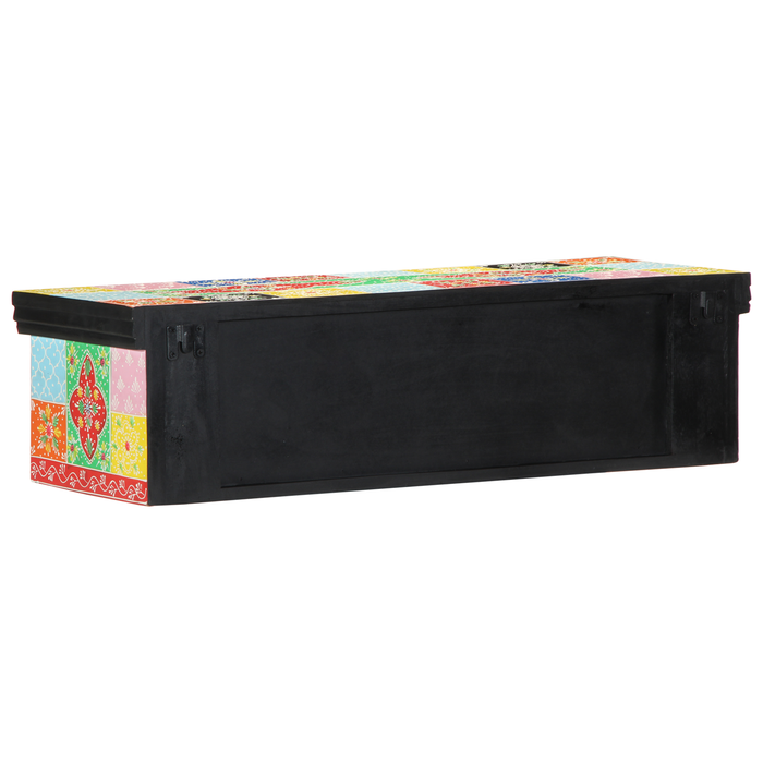 Dulap TV de perete, multicolor, 80x30x22 cm, lemn prelucrat - WALTI WALTI