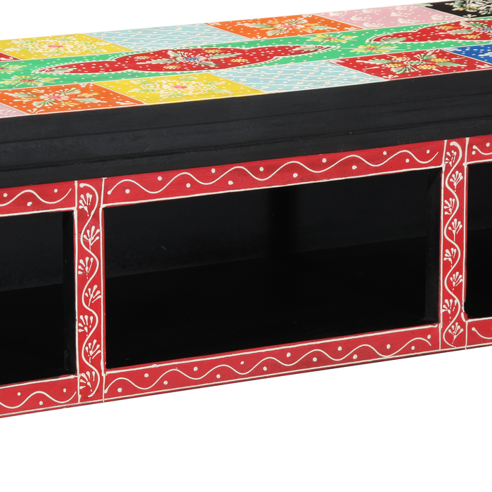 Dulap TV de perete, multicolor, 100x30x22 cm, lemn prelucrat - WALTI WALTI