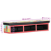 Dulap TV de perete, multicolor, 100x30x22 cm, lemn prelucrat - WALTI WALTI