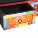 Cabinet TV montat pe perete 100x30x24 cm Lemn masiv Mango - WALTI WALTI