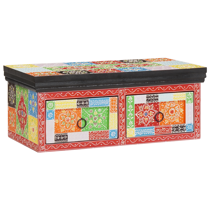 Cabinet TV montat pe perete 60x30x24 cm Lemn Masiv Mango Aspru - WALTI WALTI