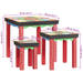 Mese Nesting 3 pcs Lemn Solid Mango - WALTI WALTI