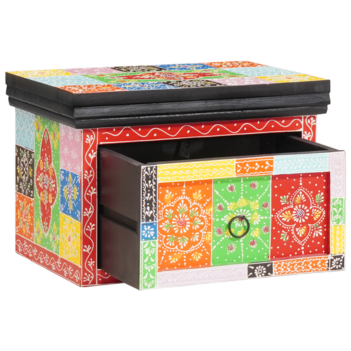 Noptiere 2 pcs 40x30x28 cm Lemn solid Mango & Lemn stratificat - WALTI WALTI