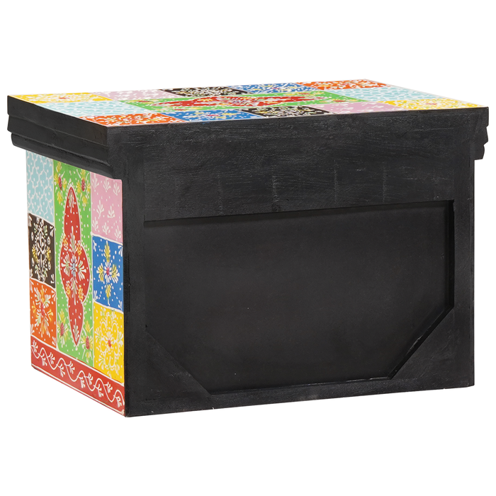 Noptiere 2 pcs 40x30x28 cm Lemn solid Mango & Lemn stratificat - WALTI WALTI