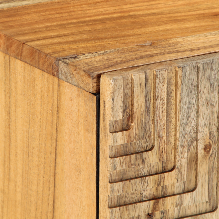 Dulap TV, 105x33,5x46 cm, lemn masiv acacia - WALTI WALTI
