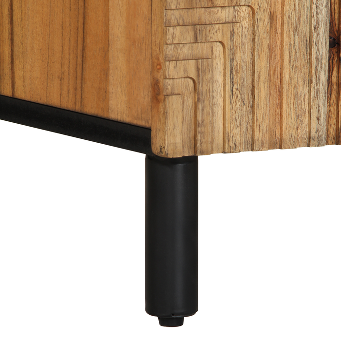 Dulap TV, 105x33,5x46 cm, lemn masiv acacia - WALTI WALTI