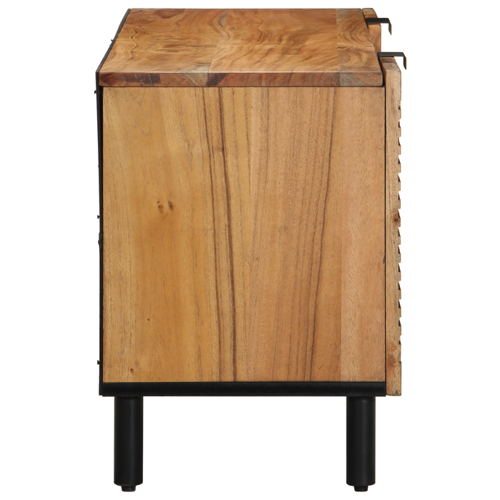 Dulap TV, 105x33,5x46 cm, lemn masiv acacia - WALTI WALTI