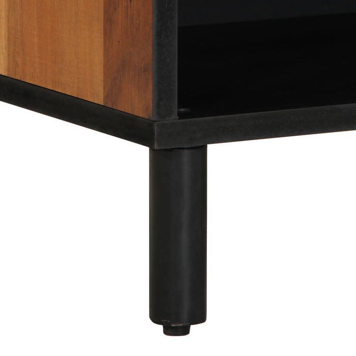 Dulap TV, 80x31,5x46 cm, lemn masiv acacia - WALTI WALTI