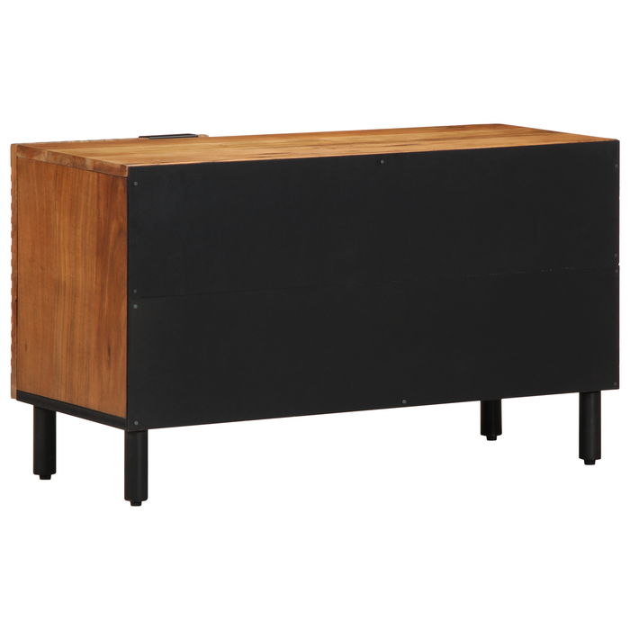 Dulap TV, 80x31,5x46 cm, lemn masiv acacia - WALTI WALTI