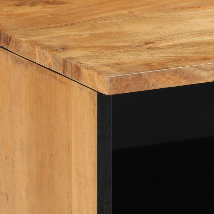Dulap TV, 100x33,5x46 cm, lemn masiv acacia - WALTI WALTI