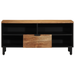 Dulap TV, 100x33,5x46 cm, lemn masiv acacia - WALTI WALTI
