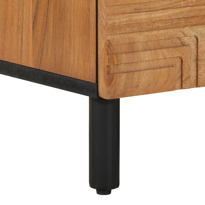Mobilier TV 80x33,5x46 cm Lemn solid de acacia - WALTI WALTI