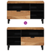 Mobilier TV 80x33,5x46 cm Lemn solid de acacia - WALTI WALTI
