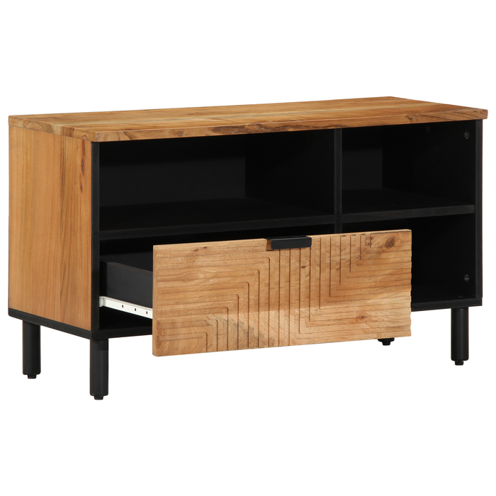 Mobilier TV 80x33,5x46 cm Lemn solid de acacia - WALTI WALTI