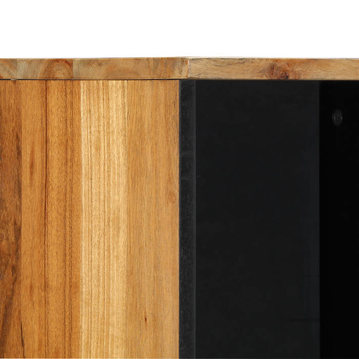 Cabinet de baie 38x33x160 cm Lemn masiv de acacia - WALTI WALTI