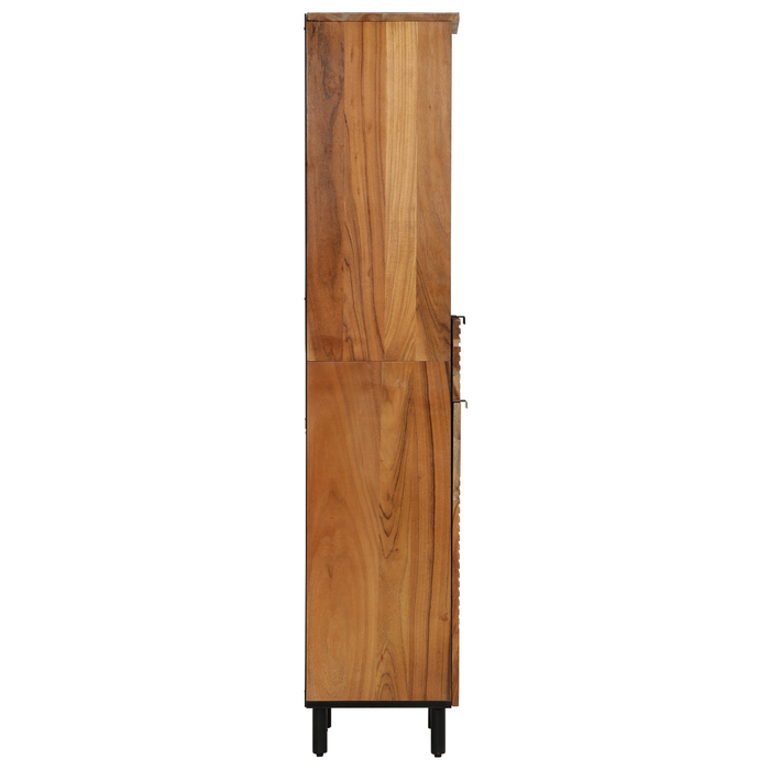 Cabinet de baie 38x33x160 cm Lemn masiv de acacia - WALTI WALTI