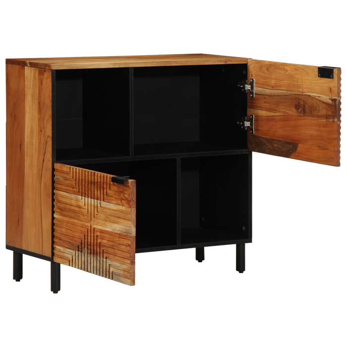 Dulap, 80x33x75 cm, lemn masiv de acacia - WALTI WALTI