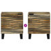Noptieri 2 buc 40x33.5x46 cm Lemn masiv de mango - WALTI WALTI