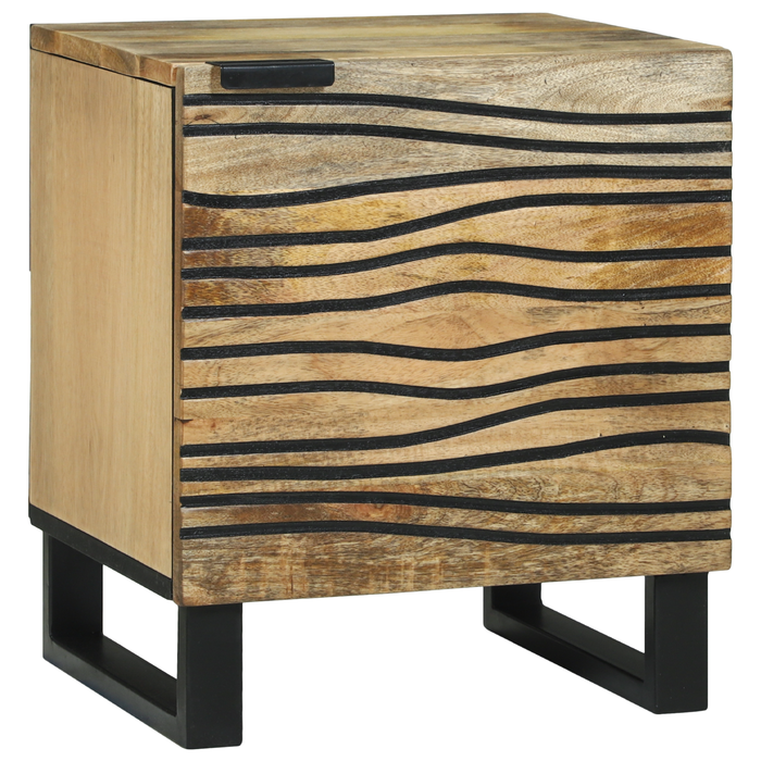 Noptieri 2 buc 40x33.5x46 cm Lemn masiv de mango - WALTI WALTI