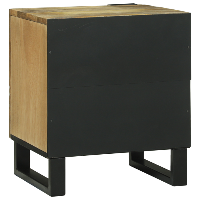 Noptieri 2 buc 40x33.5x46 cm Lemn masiv de mango - WALTI WALTI