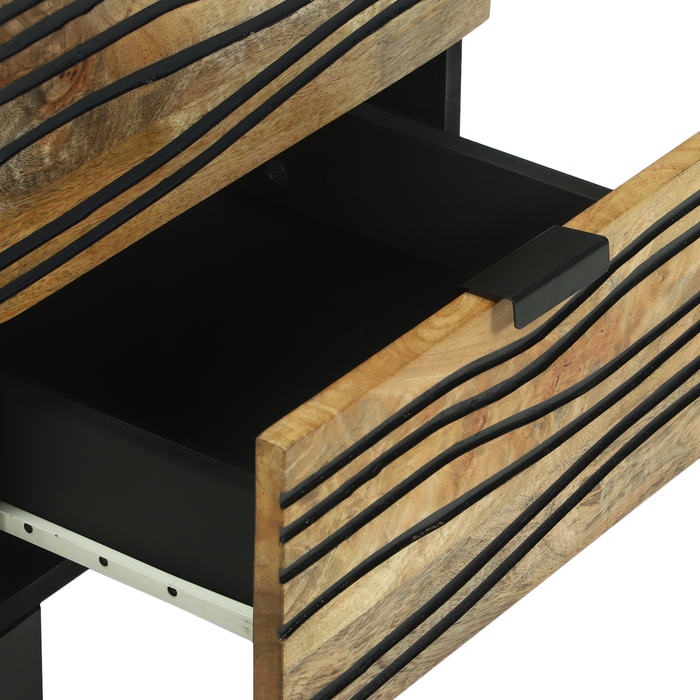 Cofere 2 buc 40x33.5x46 cm Lemn masiv de mango și lemn prelucrat - WALTI WALTI