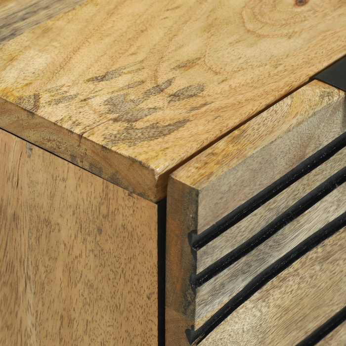 Dulap lateral 60x33.5x75 cm din lemn solid de mango - WALTI WALTI