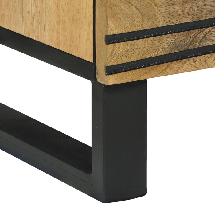 Dulap lateral 60x33.5x75 cm din lemn solid de mango - WALTI WALTI