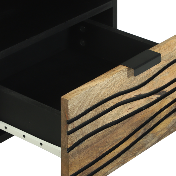 Cabinet noptieră 40x33x46 cm Lemn Solid de Mango - WALTI WALTI