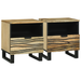 Noptiere 2 pcs 40x33x46 cm Lemn solid de mango - WALTI WALTI