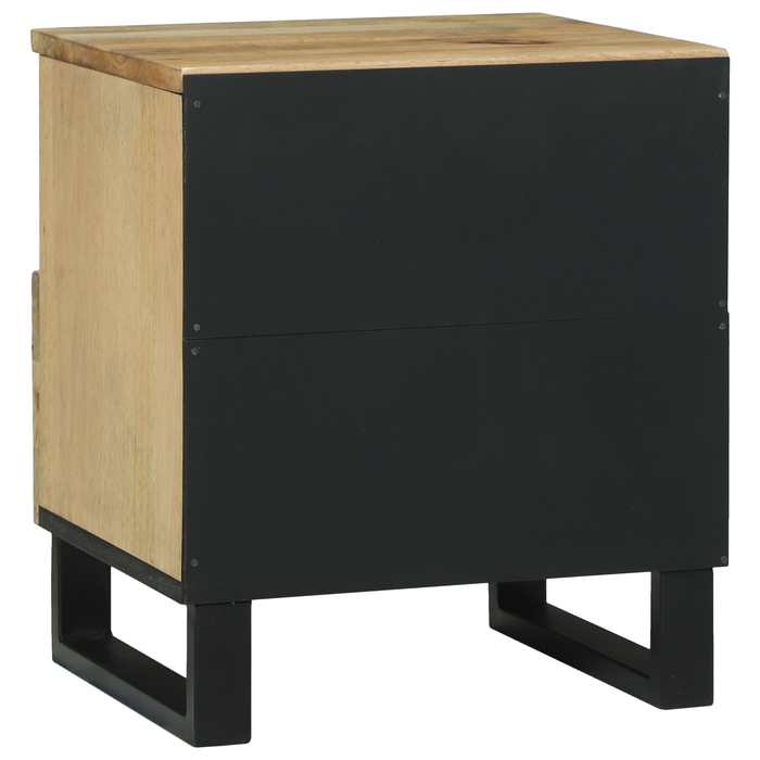 Noptiere 2 pcs 40x33x46 cm Lemn solid de mango - WALTI WALTI