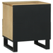 Noptiere 2 pcs 40x33x46 cm Lemn solid de mango - WALTI WALTI