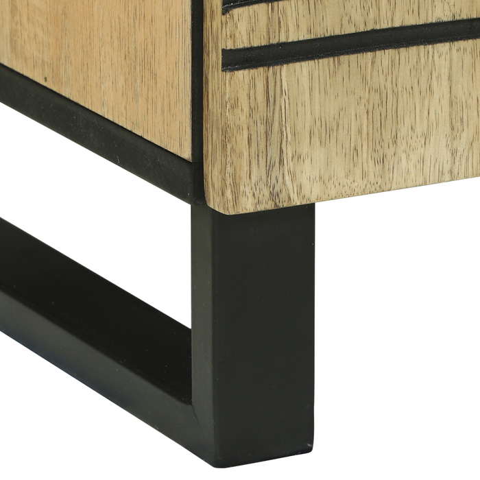 Cabinet de noapte 50x33x60 cm Lemn solid Mango - WALTI WALTI