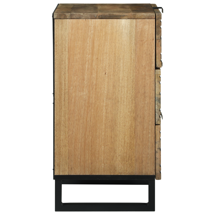 Cabinet de noapte 50x33x60 cm Lemn solid Mango - WALTI WALTI