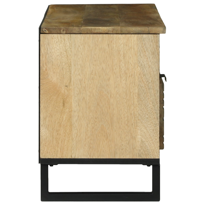 Cabinet TV - 100 x 33.5 x 46 cm, făcut din lemn masiv de mango. - WALTI WALTI