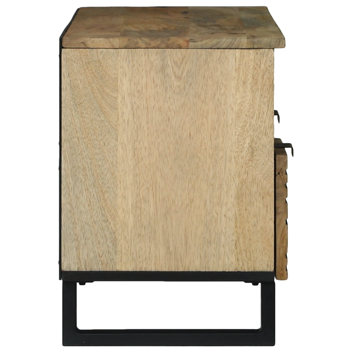 Dulap TV , 100x33.5x46 cm, din lemn solid de mango - WALTI WALTI