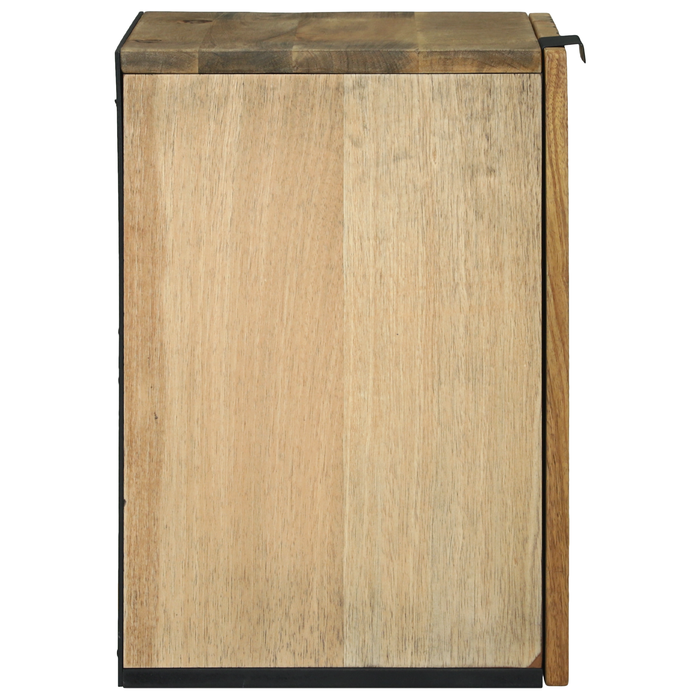 Cabinet de Perete pentru Baie 38x33.5x48 cm Lemn Masiv de Mango și Lemn Inginerit - WALTI WALTI