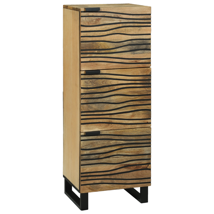 Highboard - 40x33.5x110 cm din lemn de mango solid - WALTI WALTI