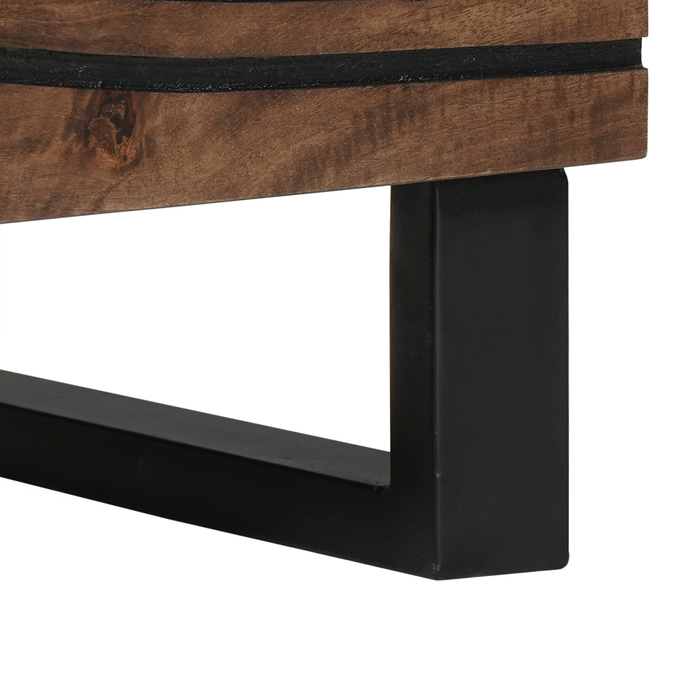 Cabinet de noptieră 40x33.5x46 cm Lemn masiv de nuc - WALTI WALTI