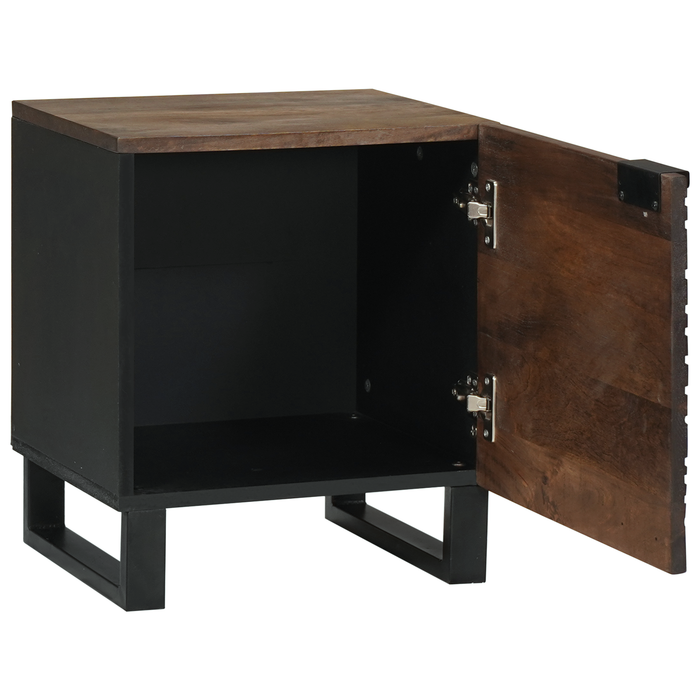 Cabinet de noptieră 40x33.5x46 cm Lemn masiv de nuc - WALTI WALTI