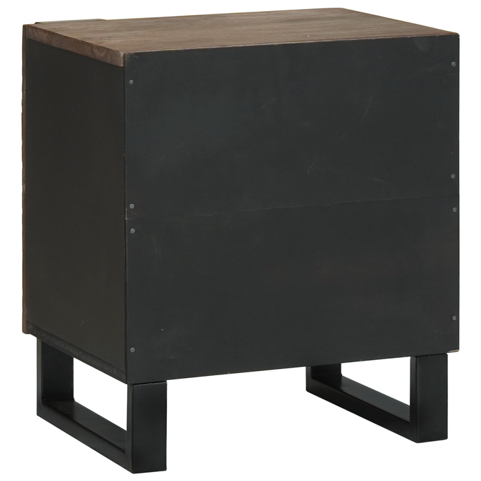Cabinet de noptieră 40x33.5x46 cm Lemn masiv de nuc - WALTI WALTI